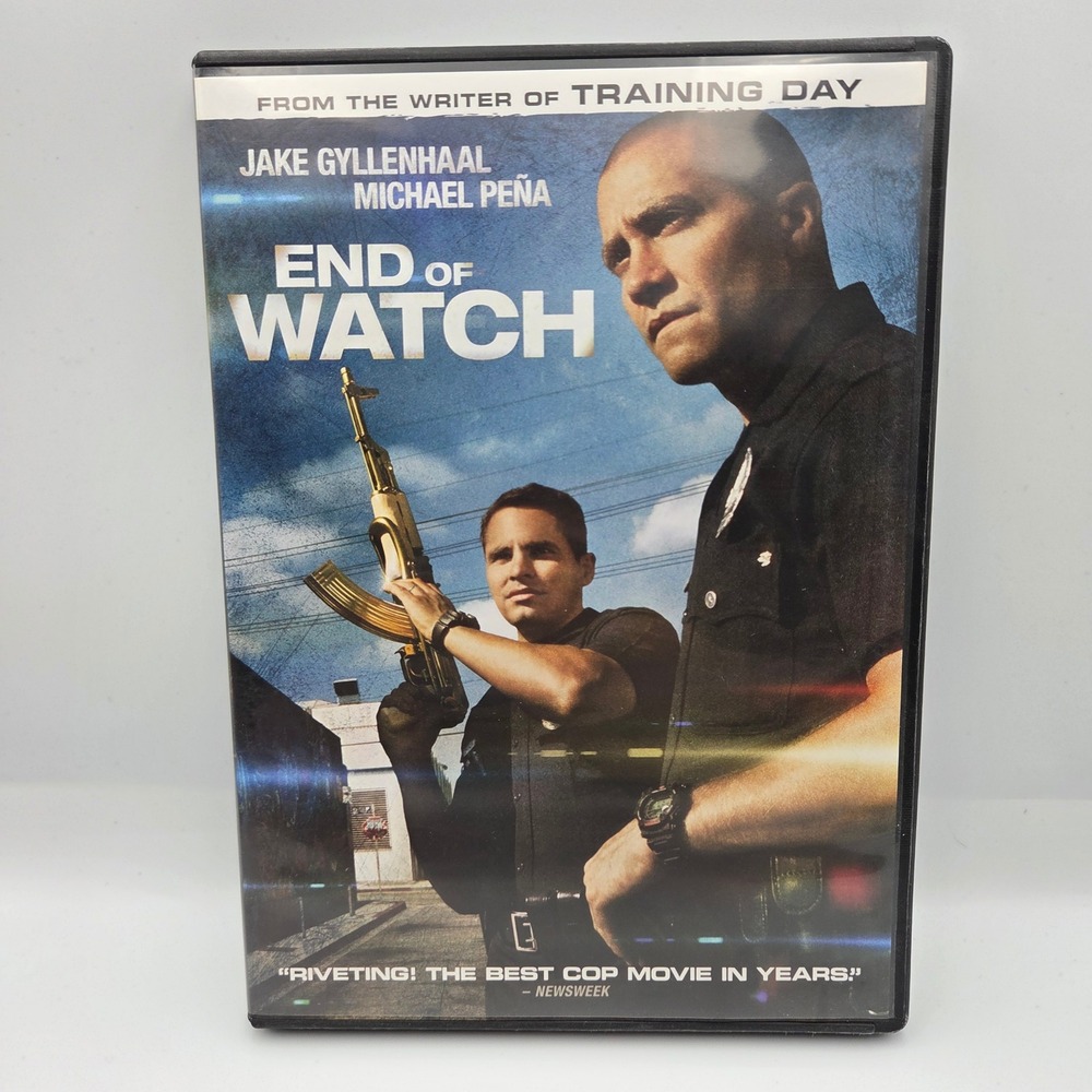 End of Watch DVD Movie Jake Gyllenhaal Michael Pena Crime Thriller Widescreen R